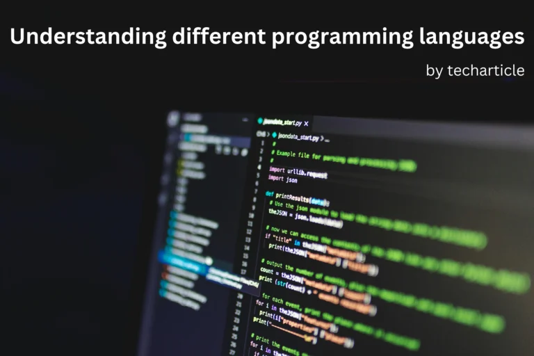 Understanding programming languages